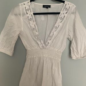 Lace top or bathing suit cover up